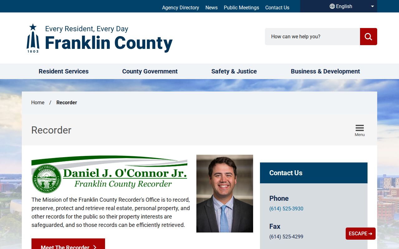 Clinton Township previous residents Recorder search guide