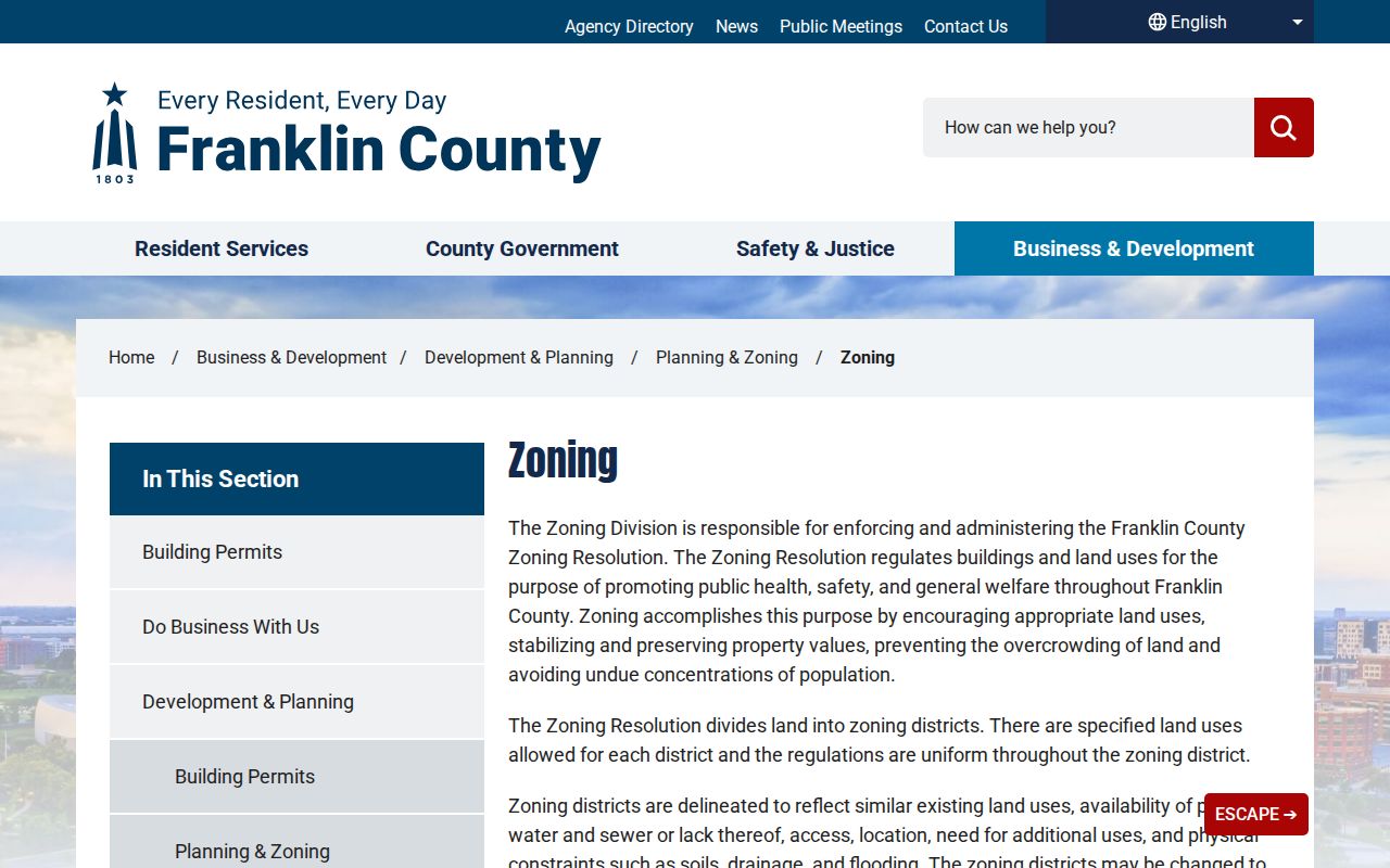 Clinton Township street directory county zoning information